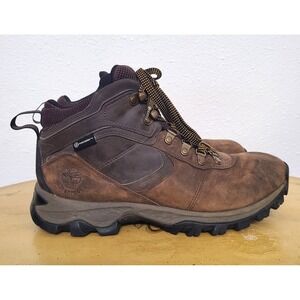 Timberland Mt Maddsen US 9.5 Brown Leather Waterproof Hiking Boots Trail Outdoor